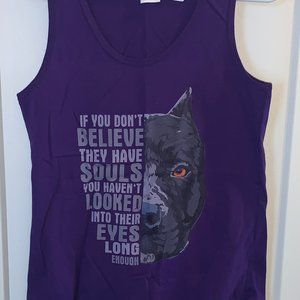 NEW!! Women's Tank Top, Pit Bull, Purple, Medium
